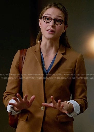 Kara’s tan blazer on Supergirl