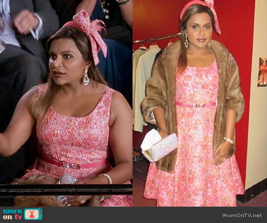 costume designer Salvador Perez Custom designed worn by Mindy Lahiri (Mindy Kaling) on The Mindy Project