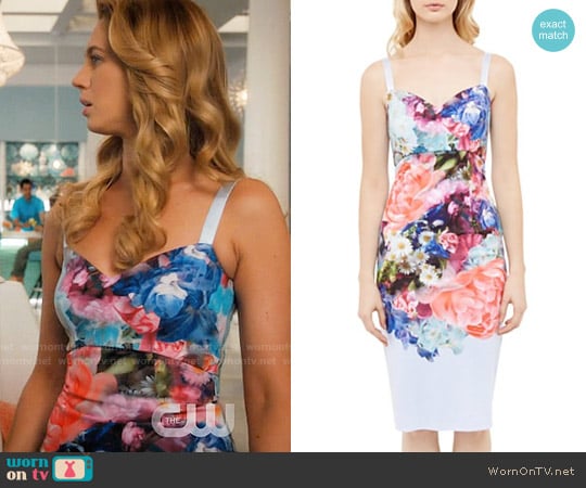 Ted Baker Emore Dress worn by Petra Solano (Yael Grobglas) on Jane the Virgin