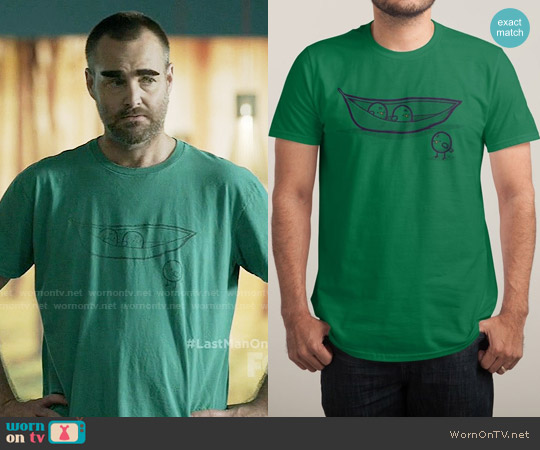 Chick Peas Tee from Threadless worn by Phil Miller (Will Forte) on Last Man On Earth