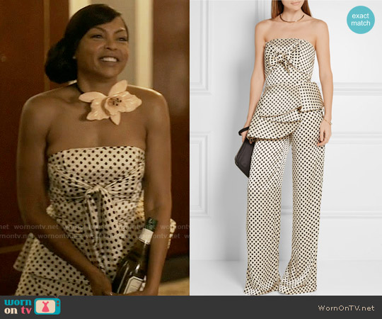 Johanna Ortiz Truman Top worn by Cookie Lyon (Taraji P. Henson) on Empire