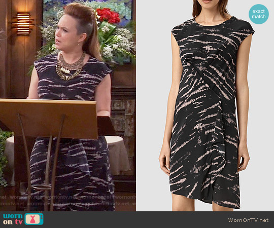 All Saints Breeze Tie Dye Dress worn by Kristin Baxter (Amanda Fuller) on Last Man Standing
