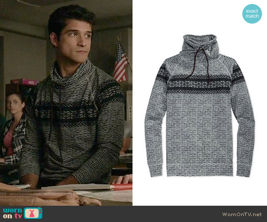 American Rag Fair Isle Fake Out Sweater worn by Scott McCall (Tyler Posey) on Teen Wolf