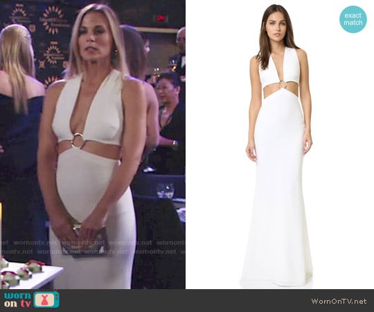 Cinq a Sept Everest Gown worn by Phyllis Newman (Gina Tognoni) on The Young and the Restless