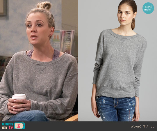 Current Elliott The Stadium Sweatshirt worn by Penny Hofstadter (Kaley Cuoco) on The Big Bang Theory