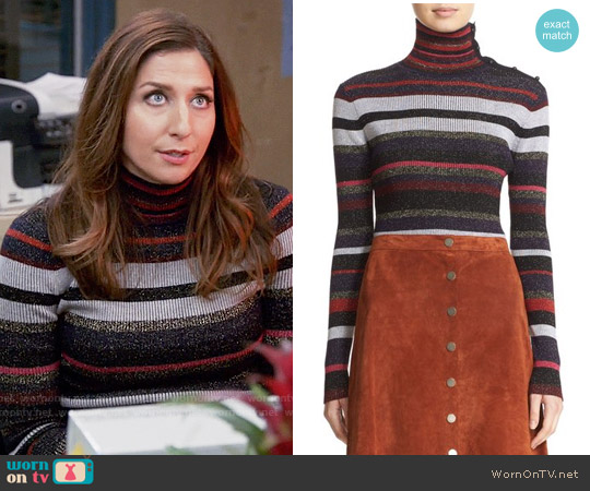 Diane von Furstenberg Leela Sweater worn by Gina Linetti (Chelsea Peretti) on Brooklyn Nine-Nine
