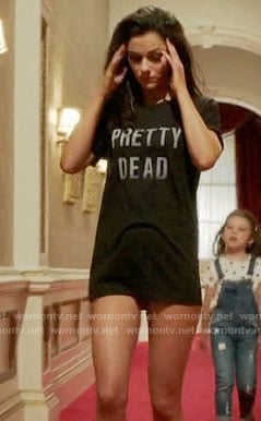 Princess Eleanor’s Pretty Dead tee on The Royals