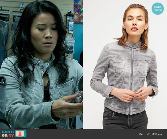 G Star Raw Midge Dumont Jacket worn by Happy Quinn (Jadyn Wong) on Scorpion