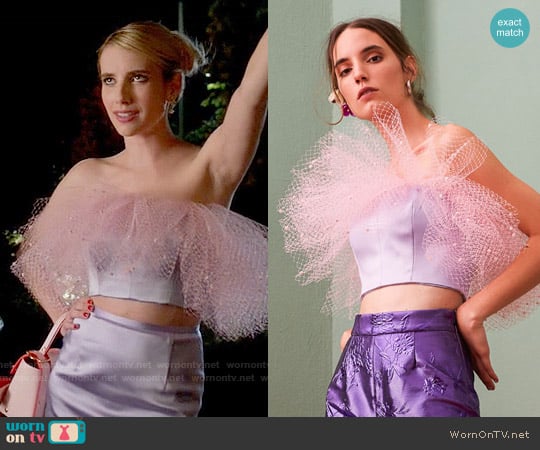 by Giuseppe di Morabito - Spring Summer 2017 Collection worn by Chanel Oberlin (Emma Roberts) on Scream Queens