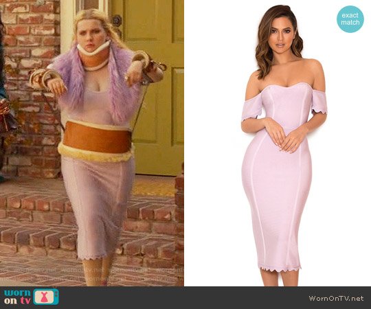 House of CB Azahara Dress worn by Chanel #5 (Abigail Breslin) on Scream Queens