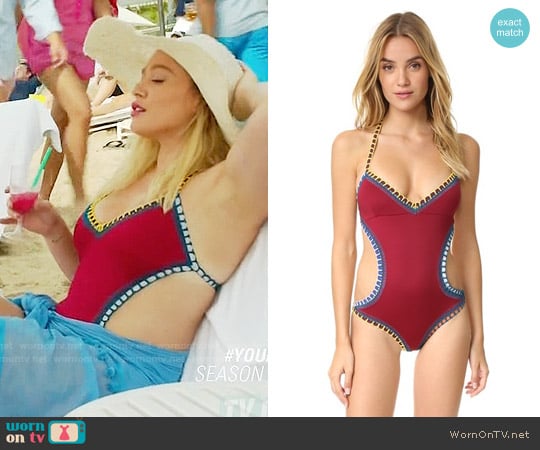 Kiini Soley Mono Maillot worn by Kelsey Peters (Hilary Duff) on Younger
