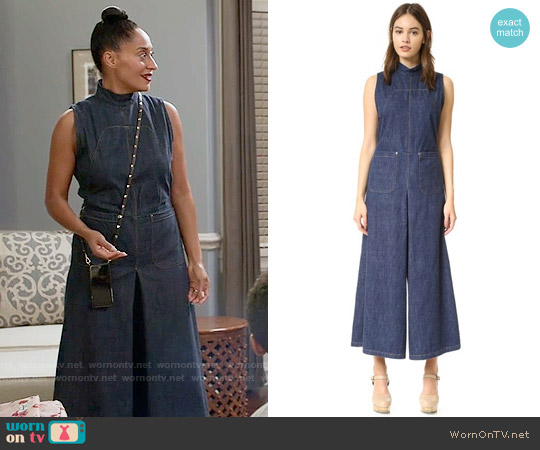 Rachel Comey Badge Jumpsuit worn by Rainbow Johnson (Tracee Ellis Ross) on Black-ish