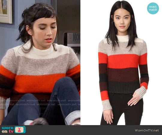 Rag & Bone Britton Pullover worn by Mandy Baxter (Molly Ephraim) on Last Man Standing