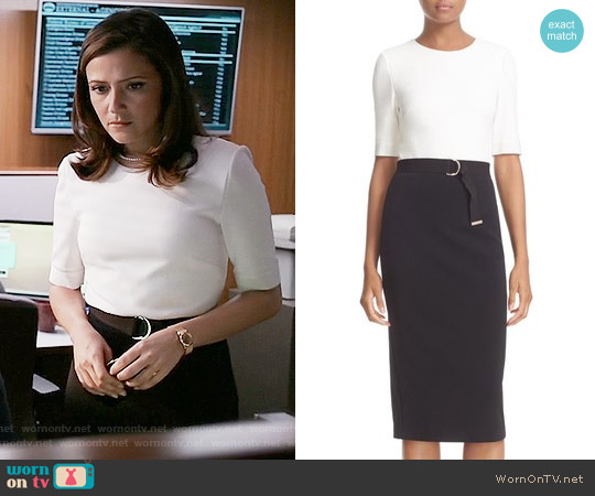 Ted Baker Wandee Dress worn by Emily Rhodes (Italia Ricci) on Designated Survivor