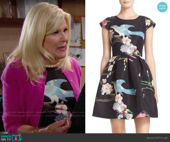 Ted Baker Zaldana Dress worn by Pamela Douglas (Alley Mills) on The Bold and the Beautiful