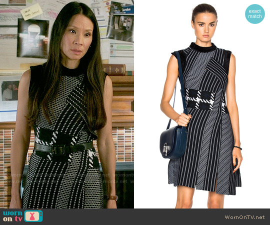 3.1 Phillip Lim Jacquard Tank Dress worn by Joan Watson (Lucy Liu) on Elementary