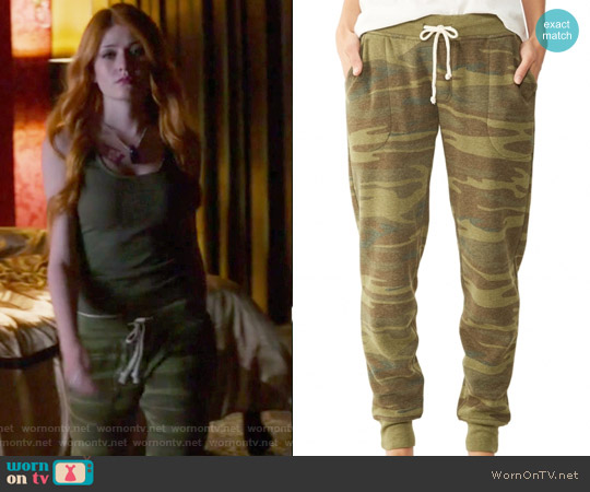 Alternative Printed Eco Fleece Jogger Pants worn by Clary Fray (Katherine McNamara) on Shadowhunters