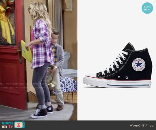 Converse Chuck Taylor All Star Lux Wedge Mid Sneaker worn by DJ Tanner-Fuller (Candace Cameron Bure) on Fuller House