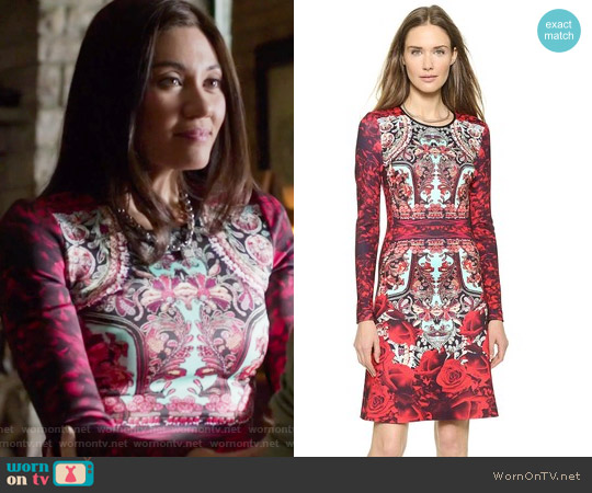 Clover Canyon Rose Matador Dress worn by Dorothea Rollins (Vanessa Matsui) on Shadowhunters