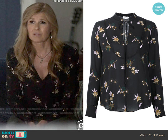A.L.C. Walkers Blouse worn by Rayna Jaymes (Connie Britton) on Nashville
