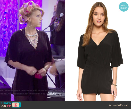 BB Dakota Shania Romper in Black worn by Stephanie Tanner (Jodie Sweetin) on Fuller House
