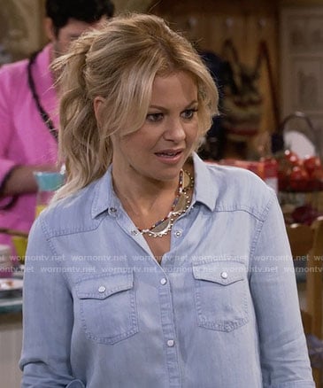DJ’s chambray shirt on Fuller House