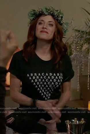 Jo’s ABRACADABRA tee on Girlfriends Guide to Divorce