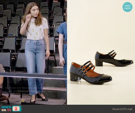 ModCloth All Tapped Out Mary Jane Heel worn by Riley Matthews (Rowan Blanchard) on Girl Meets World