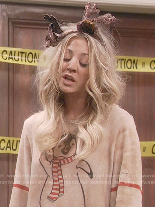 Penny’s penguin sweater on The Big Bang Theory