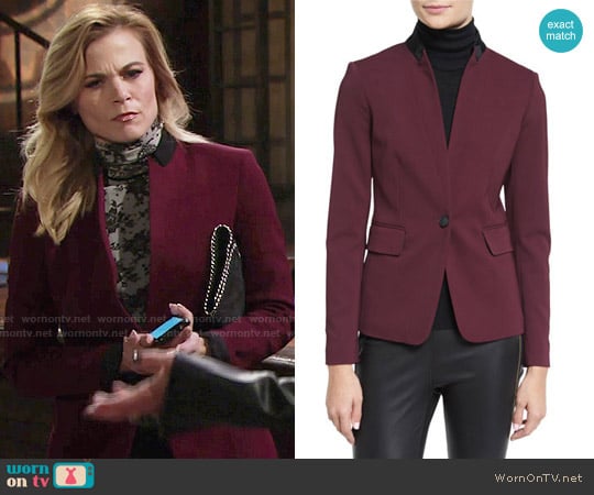 Rag & Bone Archer Blazer worn by Phyllis Newman (Gina Tognoni) on The Young and the Restless
