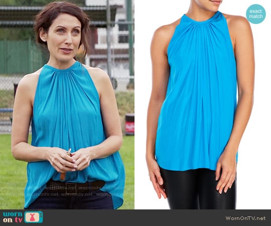 Ramy Brook Paris Top worn by Abby McCarthy (Lisa Edelstein) on Girlfriends Guide to Divorce
