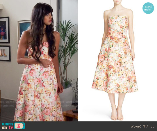 Ted Baker Senona Dress worn by Tahani Al-Jamil (Jameela Jamil) on The Good Place