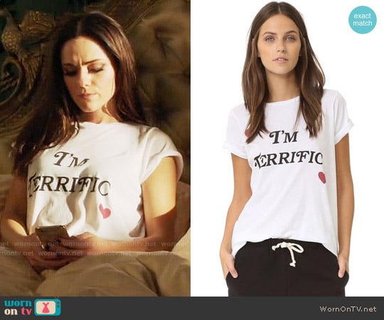 Wildfox Im Terrific Crew Tee worn by Princess Eleanor (Alexandra Park) on The Royals