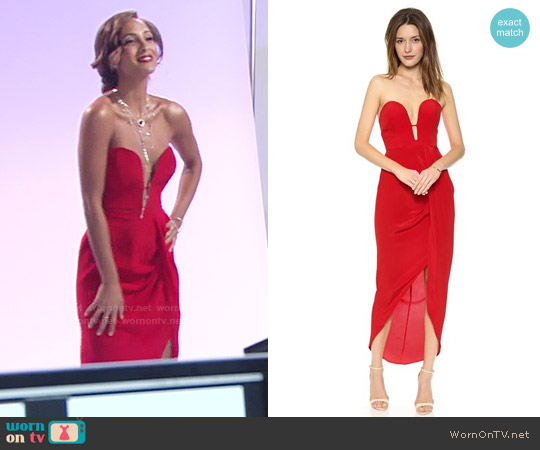 Zimmermann Silk Curve Long Dress worn by Lily Winters (Christel Khalil) on The Young and the Restless