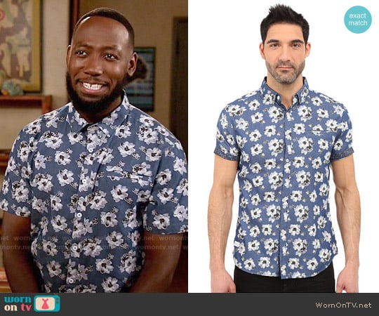 7 Diamonds Ashbury Shirt worn by Winston Bishop (Lamorne Morris) on New Girl