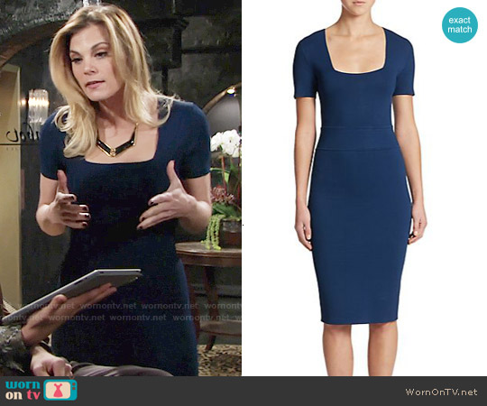 A.L.C. Williamson Dress in Azure worn by Phyllis Newman (Gina Tognoni) on The Young and the Restless