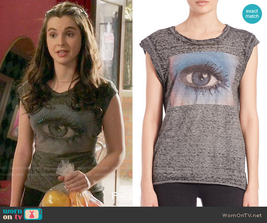 Pam & Gela Frankie Muscle Tee worn by Bay Kennish (Vanessa Marano) on Switched at Birth