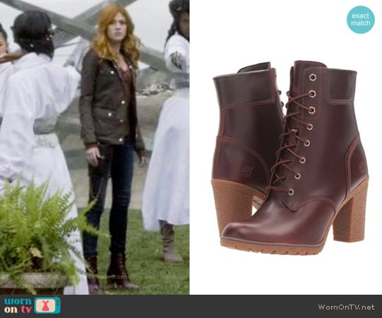 Timberland Earthkeepers Glancy 6 inch Boot worn by Clary Fray (Katherine McNamara) on Shadowhunters