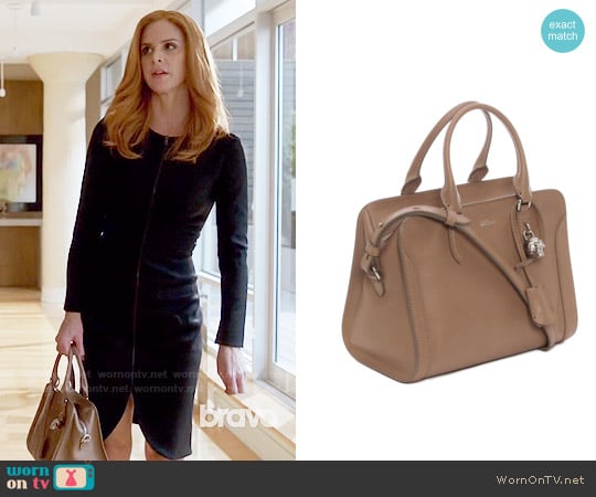 Alexander McQueen Small Padlock Satchel Bag worn by Donna Paulsen (Sarah Rafferty) on Suits