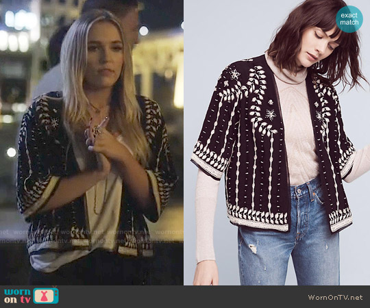 Love Sam Beaded Richmond Jacket worn by Maddie Jaymes (Lennon Stella) on Nashville
