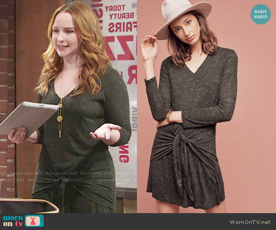 Dolan Left Coast Tied Tee Dress worn by Mariah Copeland (Camryn Grimes) on The Young and the Restless