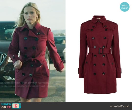 Burberry Mid Length Trench Coat worn by Madeline Martha Mackenzie (Reese Witherspoon) on Big Little Lies