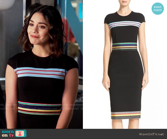 Diane von Furstenberg Hadlie Dress worn by Emily Locke (Vanessa Hudgens) on Powerless