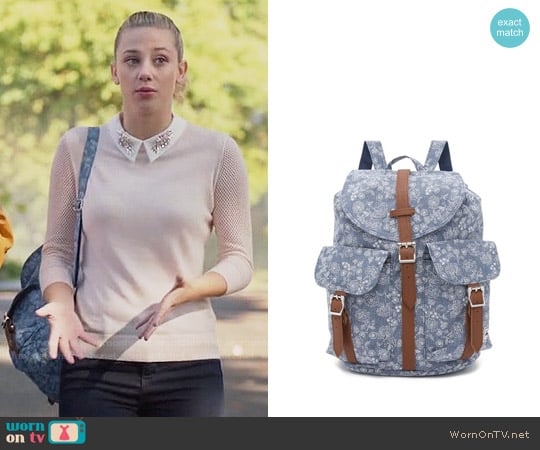 Herschel Supply Co Dawson Backpack worn by Betty Cooper (Lili Reinhart) on Riverdale