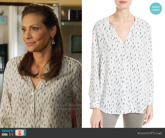 Soft Joie Dane Blouse worn by Regina Vasquez (Constance Marie) on Switched at Birth