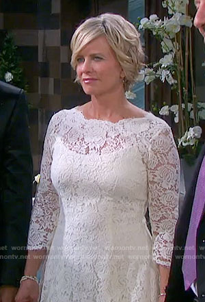 Kayla’s wedding dress on Days of our Lives