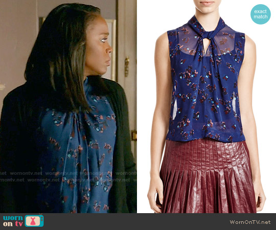 Rebecca Taylor Pinwheel Posy Top worn by Michaela Pratt (Aja Naomi King) on How to Get Away with Murder