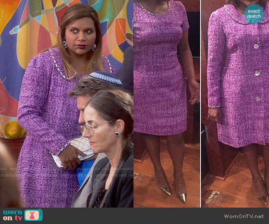 costume designer Salvador Perez Custom designed worn by Mindy Lahiri (Mindy Kaling) on The Mindy Project