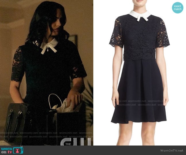 Ted Baker Dixxy Lace Dress worn by Veronica Lodge (Camila Mendes) on Riverdale