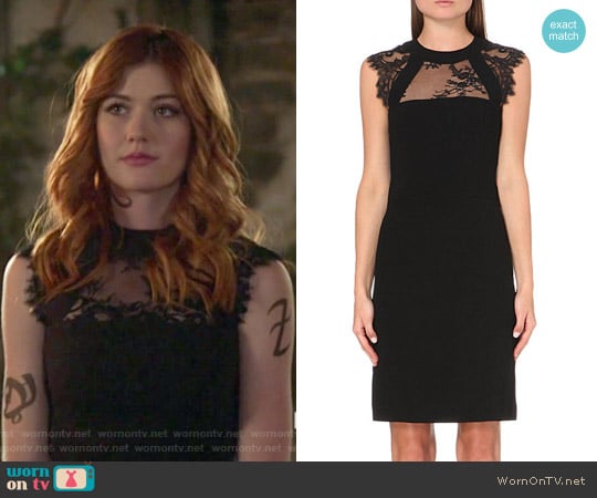 The Kooples Lace Detail Dress worn by Clary Fray (Katherine McNamara) on Shadowhunters